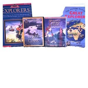 Great Historical Explorers DVD & Book Bundle Grades 4–8 Homeschool